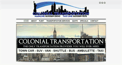 Desktop Screenshot of colonialtransportation.com